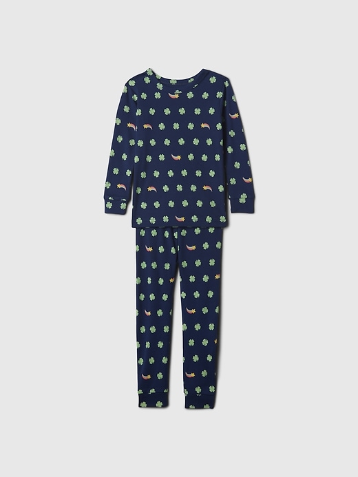 L'image numéro 4 présente Pyjama en coton biologique à motif &#124 babyGap