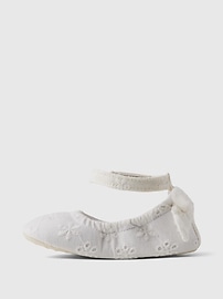 View large product image 5 of 5. Baby Eyelet Flats