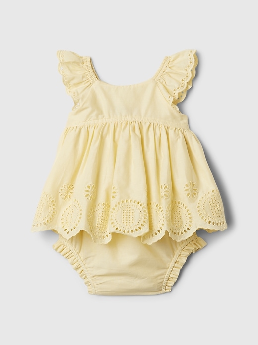 Image number 2 showing, Baby Eyelet Outfit Set