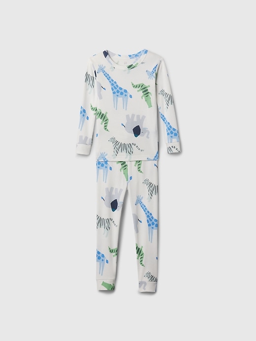 L'image numéro 1 présente Pyjama en coton biologique à motif &#124 babyGap