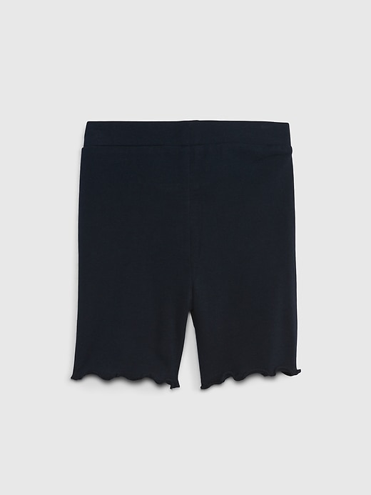 Image number 2 showing, Toddler Mix & Match Lettuce Hem Bike Shorts (3-Pack)
