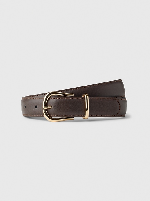 L'image numéro 1 présente Ceinture en cuir végétalien