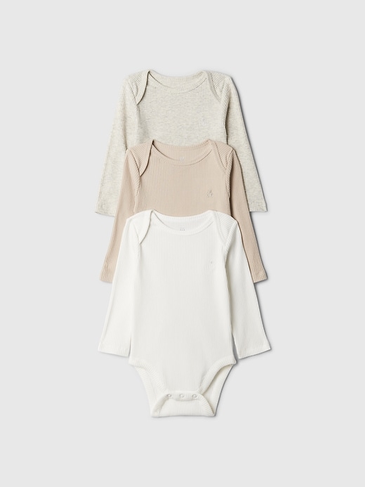 Image number 1 showing, Baby First Favorites TinyRib Bodysuit (3-Pack)