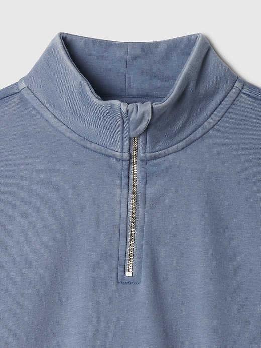 Image number 4 showing, Kids VintageSoft Half-Zip Crop Pullover