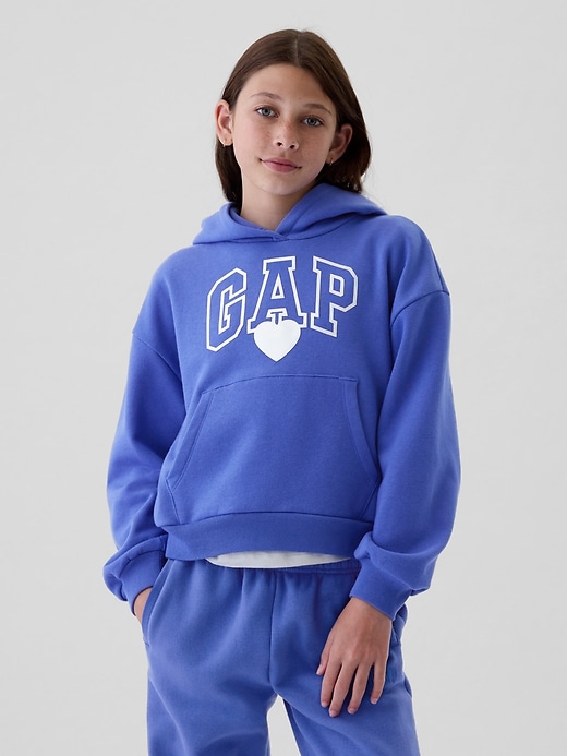 Image number 1 showing, Kids VintageSoft Logo Hoodie