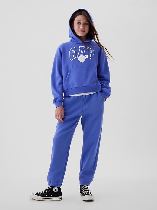 Image number 3 showing, Kids VintageSoft Logo Hoodie