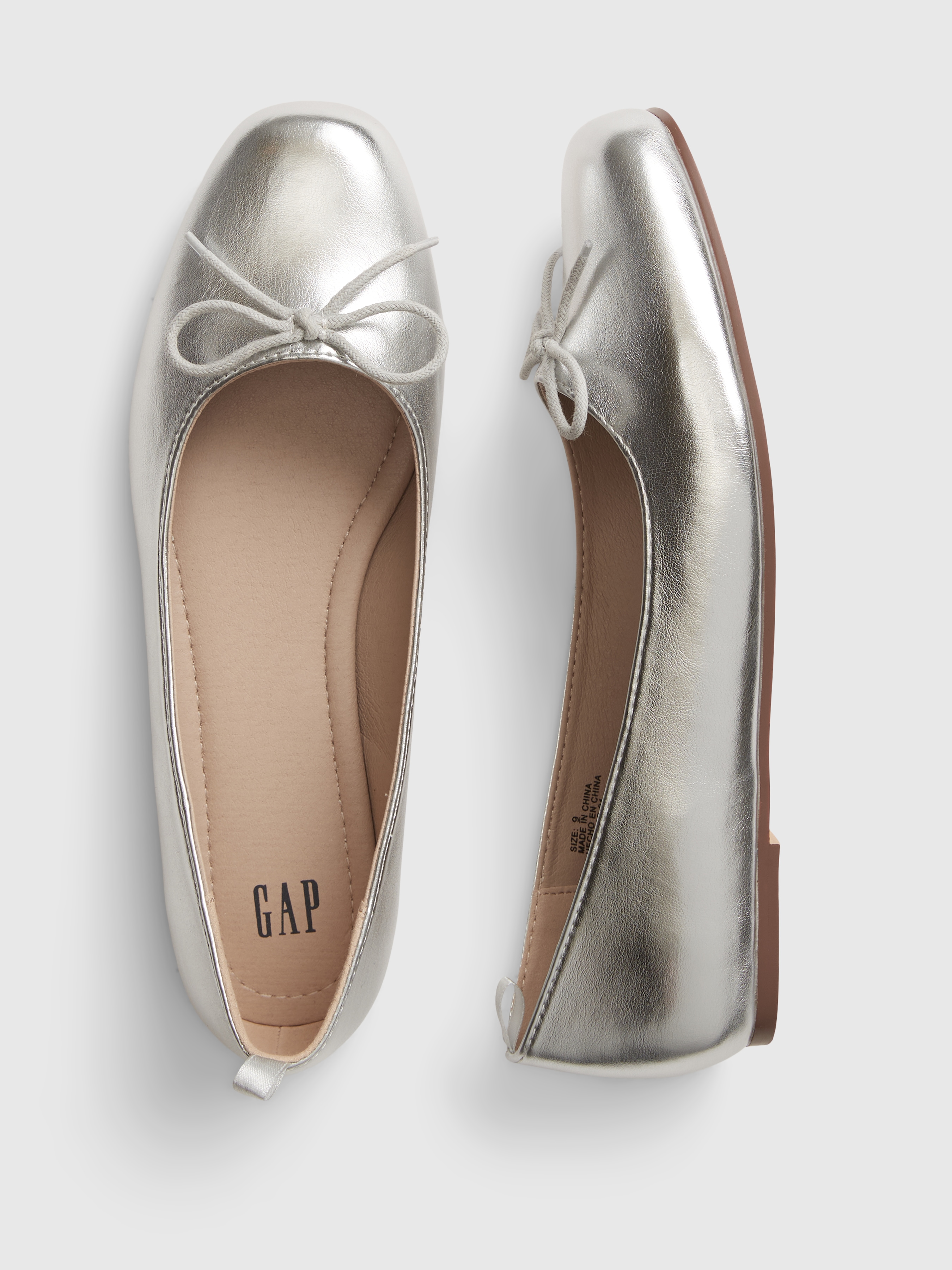 Ballerines (Flats) Gap En Jean Foncé - Taille US 6 (Femme) - Occasion