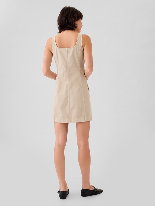 gap utility button mini dress Utility Button Mini Dress