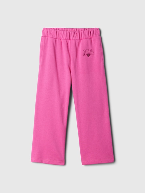 Baby & Toddler VintageSoft Wide-Leg Logo Sweatpants
