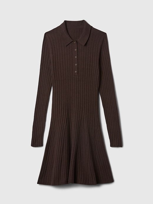 Image number 7 showing, CashSoft Polo Sweater Mini Dress
