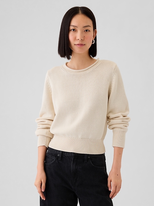 Shrunken Roll Neck Sweater | Gap
