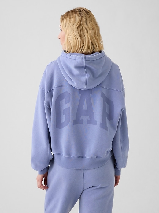 Image number 2 showing, VintageSoft Crop Hoodie