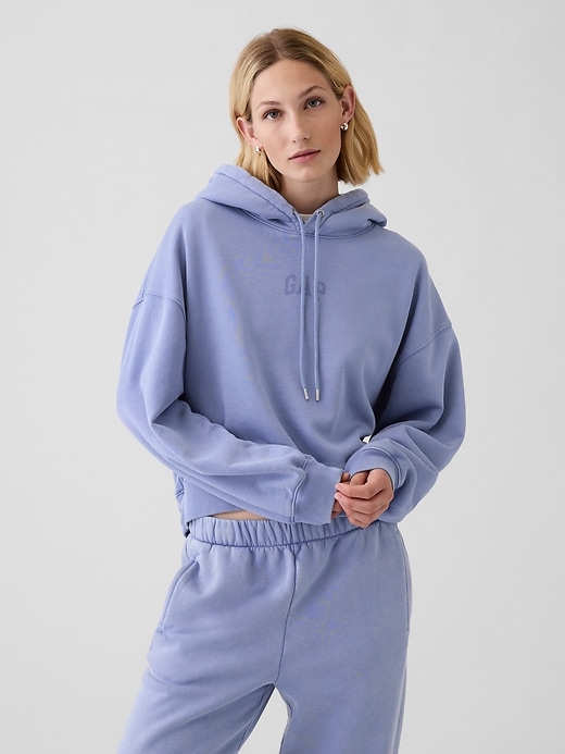 Image number 1 showing, VintageSoft Crop Hoodie