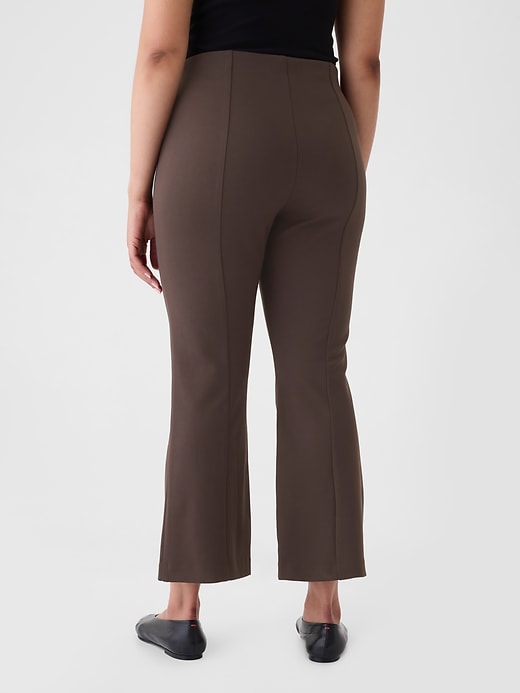 Image number 6 showing, High Rise Double Knit Crop Kick Pants