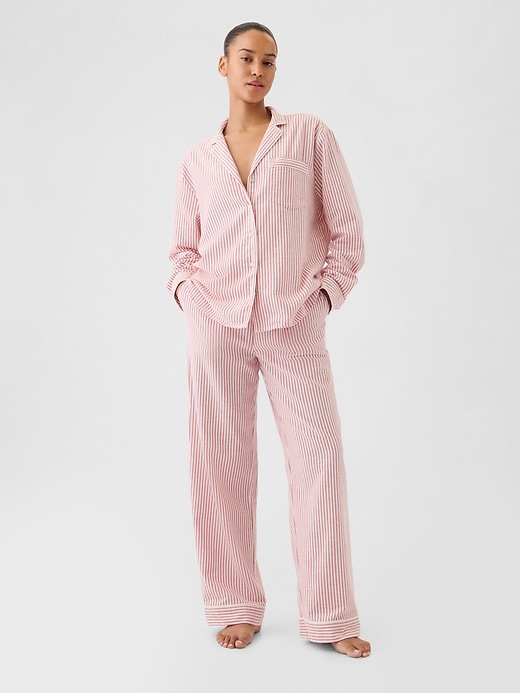 Striped Pajamas Gap Canada Women's Pajamas Flannel PJ Set