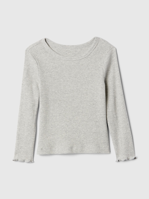 T-SHIRT AGENCEZ À VOLONTÉ EN TRICOT CÔTELÉ POUR BÉBÉ ET TOUT-PETIT