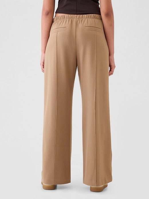 Image number 4 showing, Wide-Leg Seamed Easy Pants