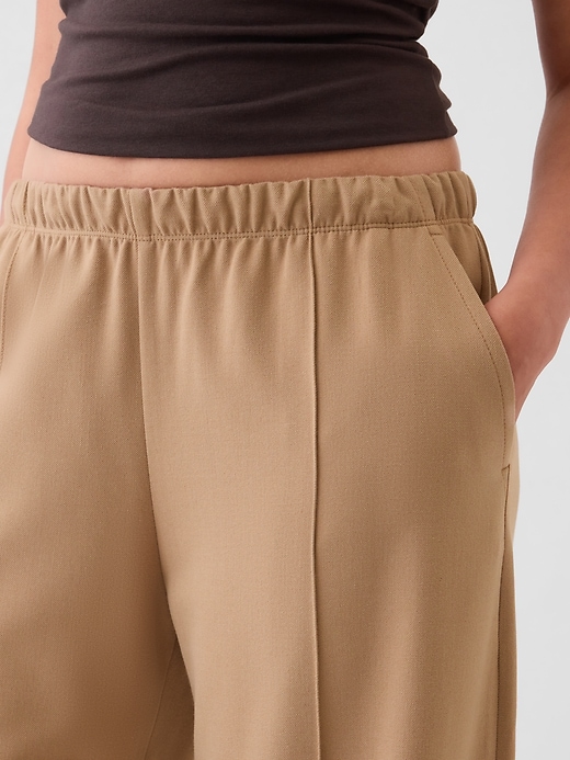 Image number 8 showing, Wide-Leg Seamed Easy Pants