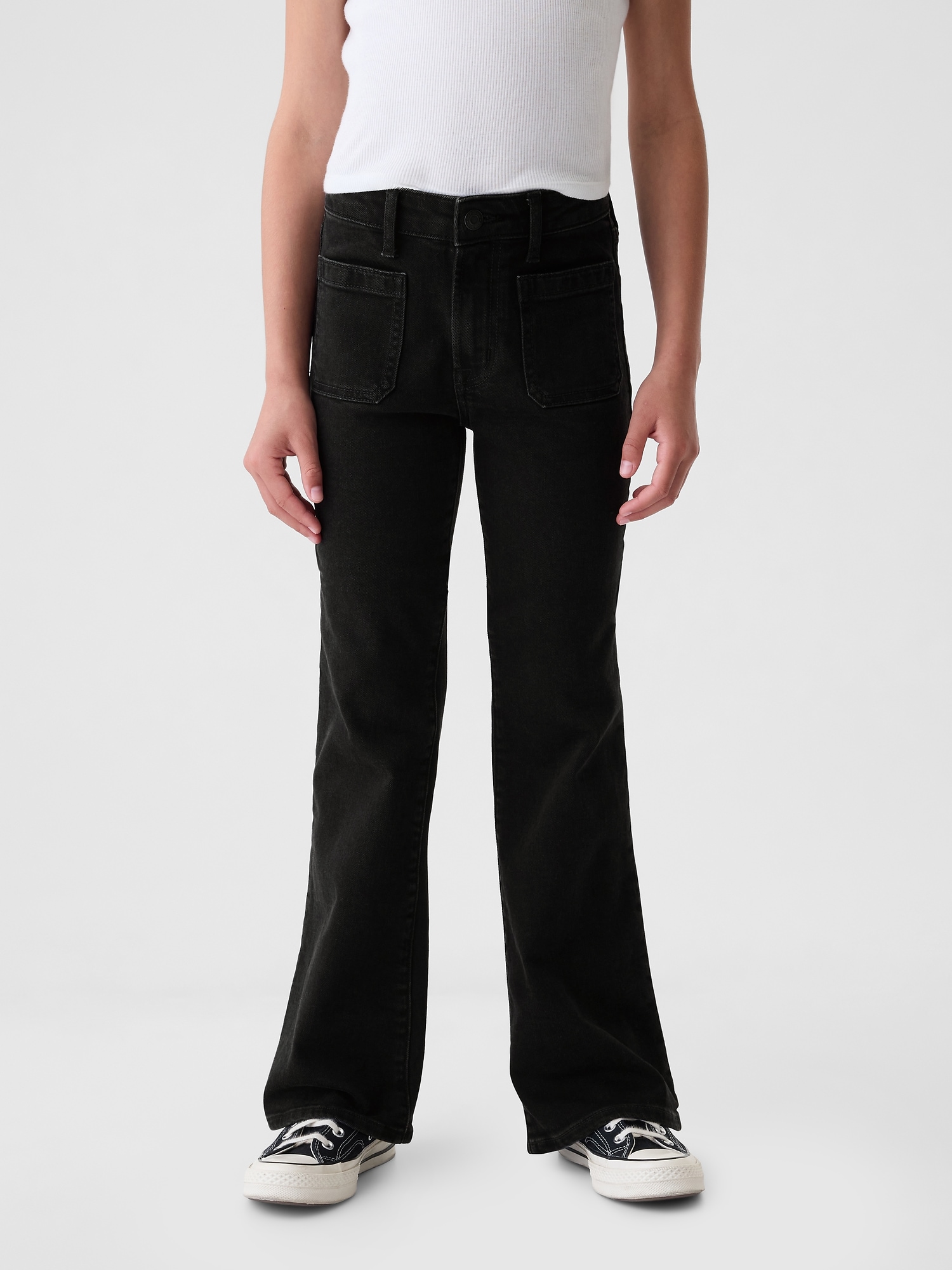 Kids High Rise '70s Flare Jeans