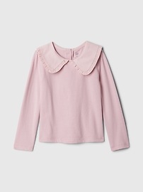 Baby & Toddler Ruffle Collar T-Shirt | Gap