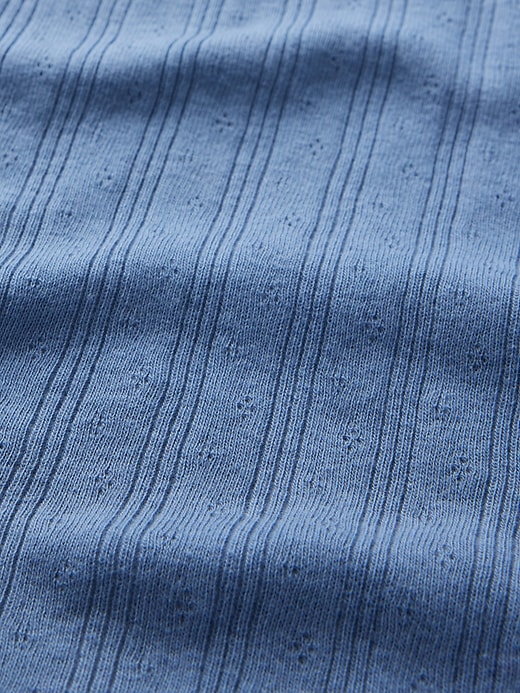 L'image numéro 4 présente T-shirt en tricot pointelle pour Enfant