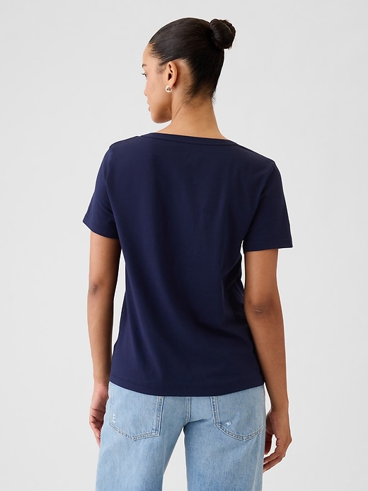 Image number 2 showing, Organic Cotton VintageSoft V-Neck T-Shirt