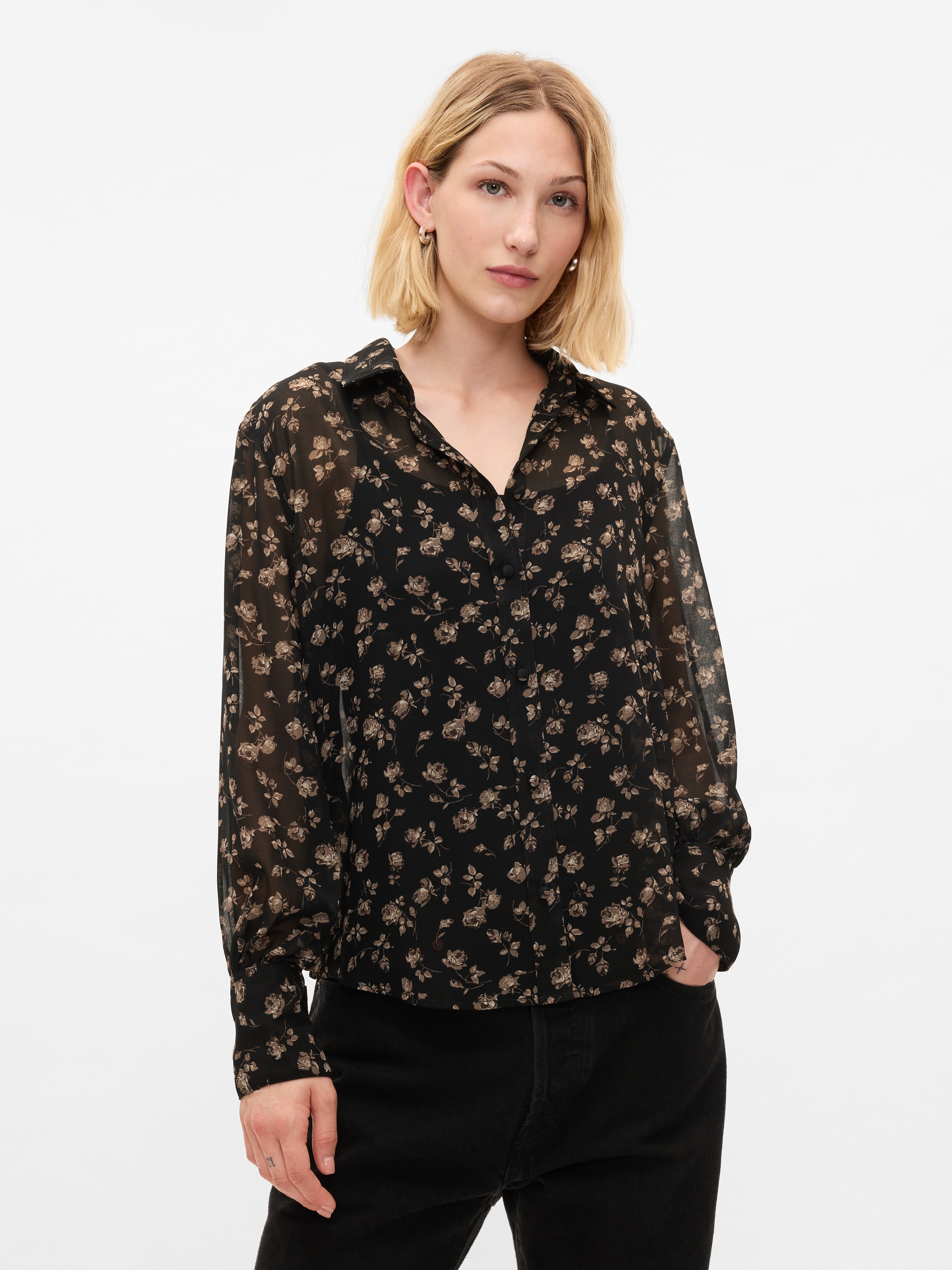 トップス liten Sheer Scalpture Tops black liten シアートップス liten Sheer Sculpture Topsシアー