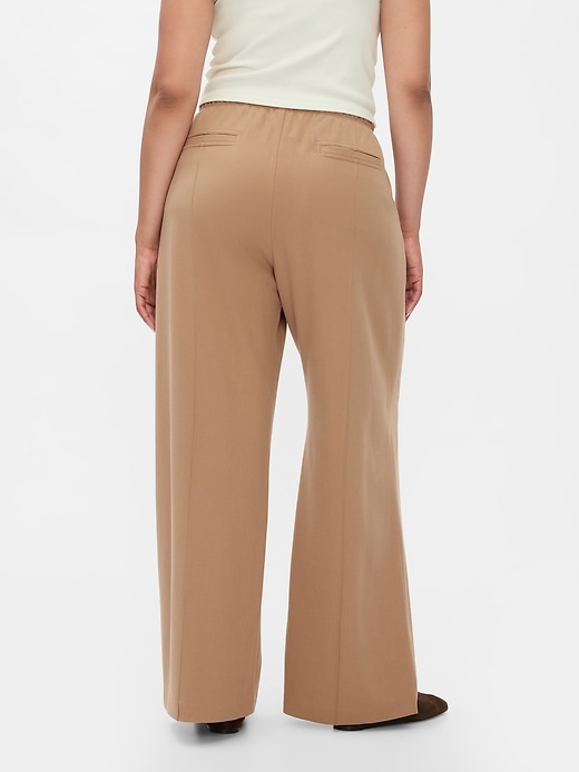 Image number 6 showing, Wide-Leg Seamed Easy Pants