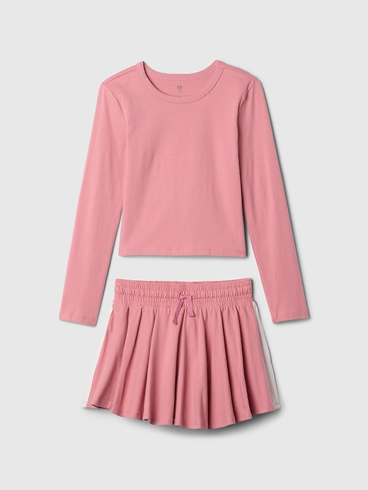 L'image numéro 4 présente Ensemble jupe-short pour enfant