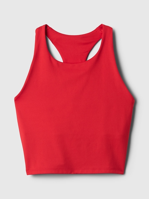 L'image numéro 5 présente Camisole courte à soutien-gorge intégré à encolure montante GapSport
