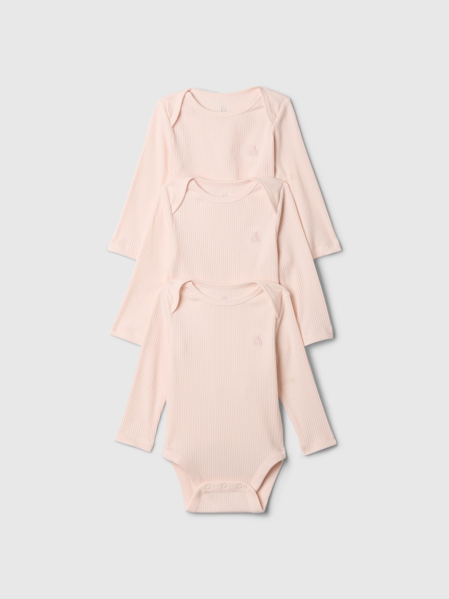 Baby First Favorites Rib Bodysuit (3-Pack)