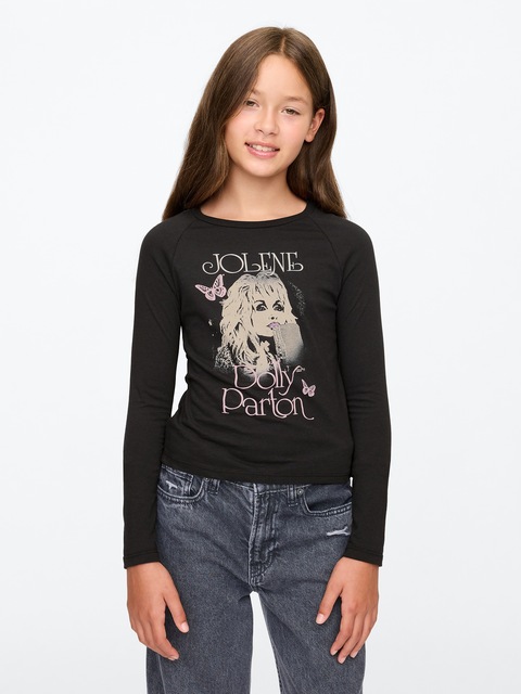 T-SHIRT À MANCHES RAGLAN À IMPRIMÉ POUR ENFANT