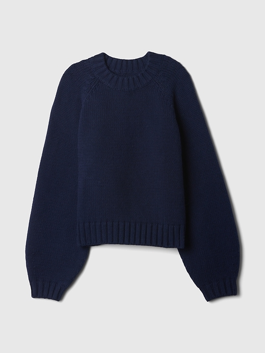 Relaxed Balloon-Sleeve Sweater | Gap