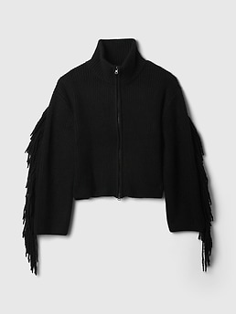 トップス EBONY Fringe Hand knit Cardigan CE697_SR4882?$crop1254$