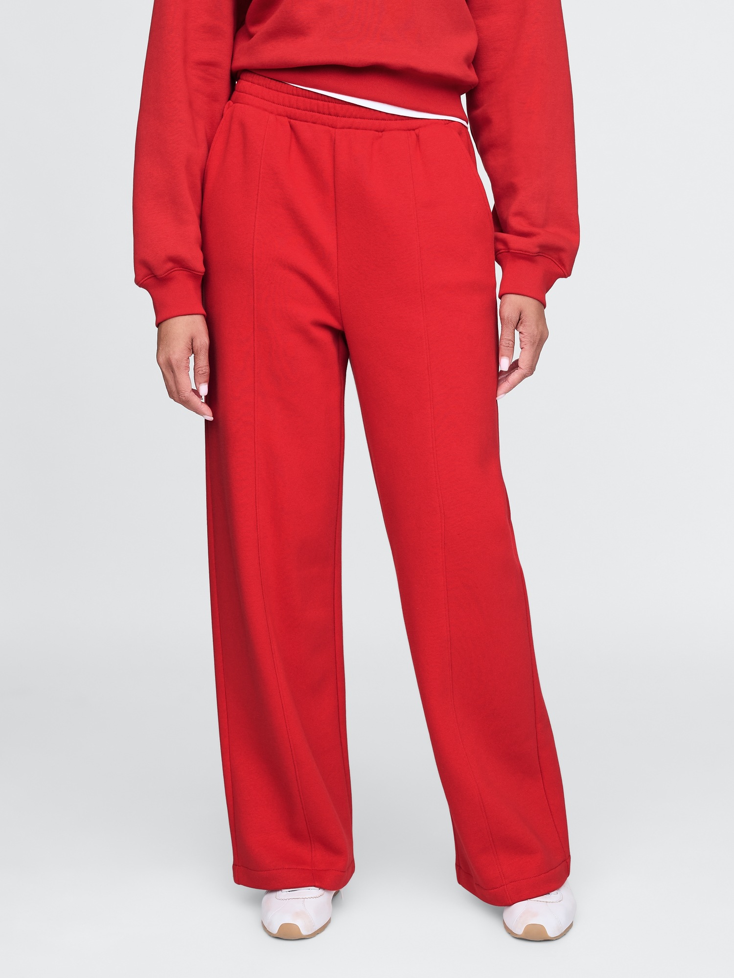 Warped Straight Fit Sweatpants With Vintage Stripe Design And Wide Leg For Streetwear Enthusiasts main image 0