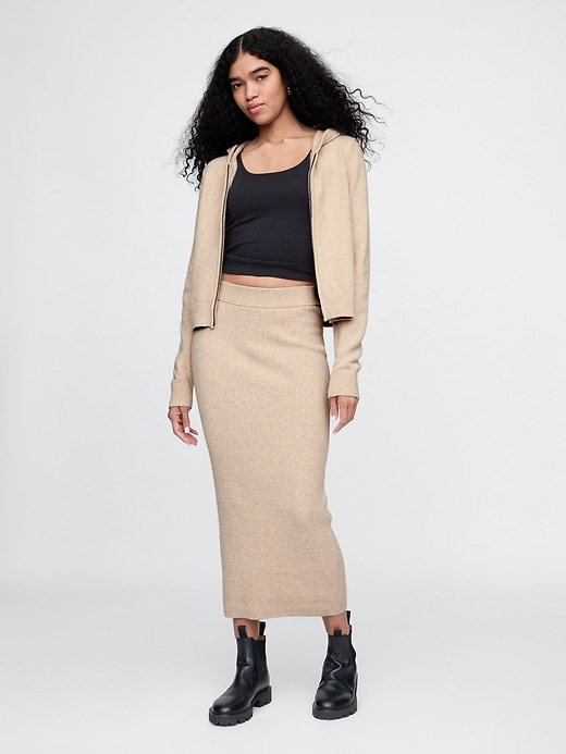 CashSoft Rib Sweater Maxi Skirt | Gap