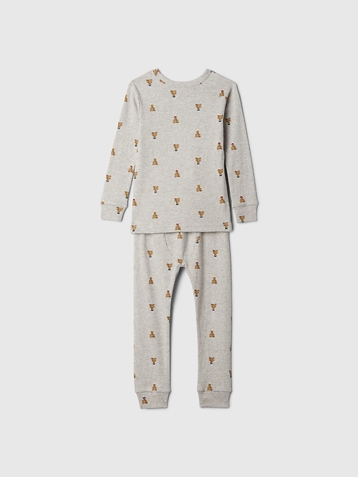 Image number 3 showing, Baby & Toddler Organic Brushed Cotton Holiday PJ Set