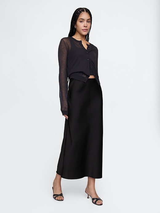 Satin Maxi Skirt | Gap