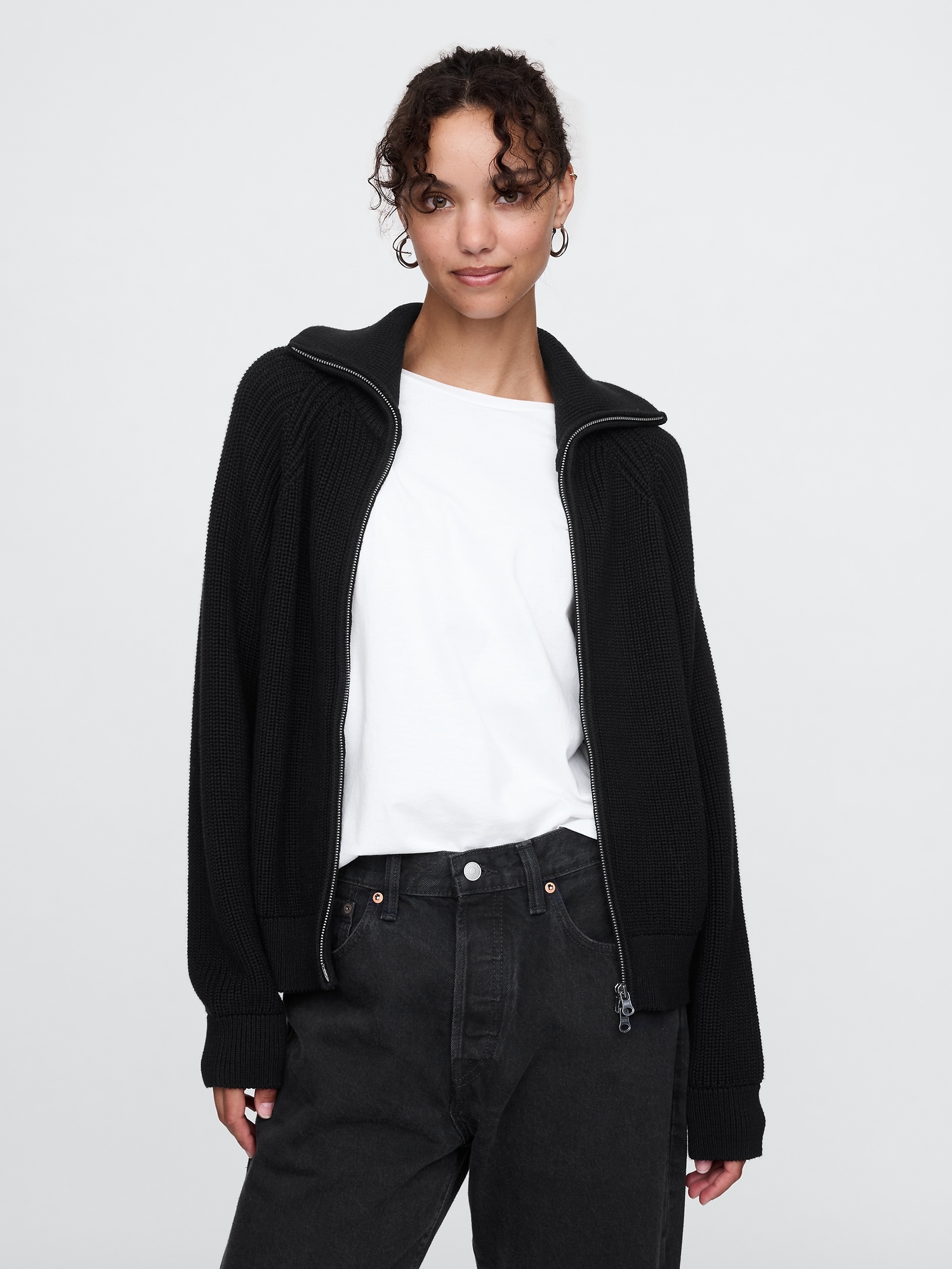 Butcher ProductS　 ZIP CARDIGAN PATRICK ASSARAF 7 Gauge Wool Zip Cardigan