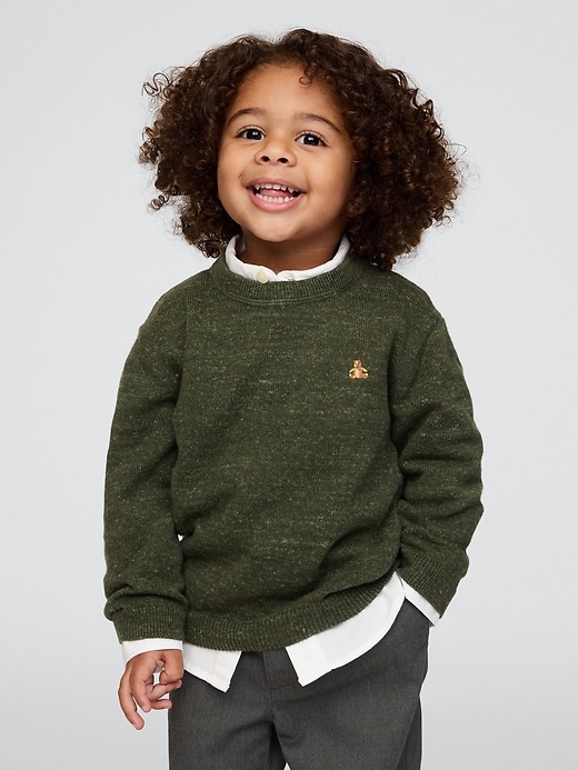 Image number 1 showing, Baby & Toddler Relaxed Crewneck Sweater