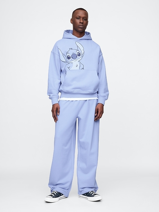 L'image numéro 2 présente Pantalon ultra-ballon en coton ouaté Gap × Disney pour Adulte