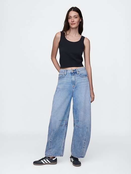 Image number 1 showing, High Rise UltraSoft Horseshoe Jeans