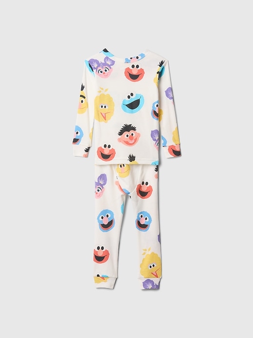 Image number 2 showing, Baby & Toddler Sesame Street Organic Brushed Cotton PJ Set