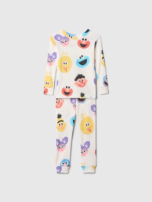 Image number 1 showing, Baby & Toddler Sesame Street Organic Brushed Cotton PJ Set