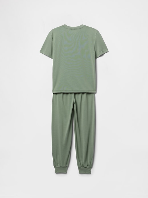 L'image numéro 2 présente Pyjama avec pantalon de jogging en matière recyclée pour Enfant