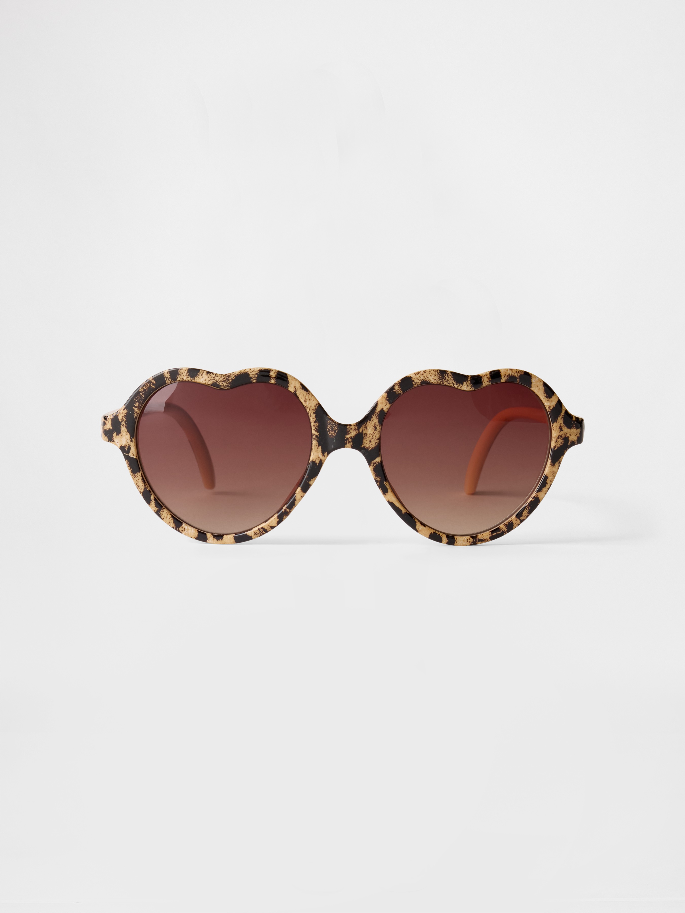 小物 HEART LOGO SUNGLASSES BROWN HEART LOGO SUNGLASSES BROWN