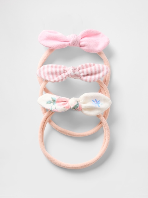 Image number 1 showing, Baby Organic Cotton Bow Headbands (3-Pack)