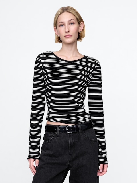 Modern Rib Crop T-Shirt