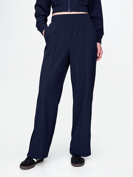 Image number 2 showing, GapFit Tech High Rise Split-Hem Pants