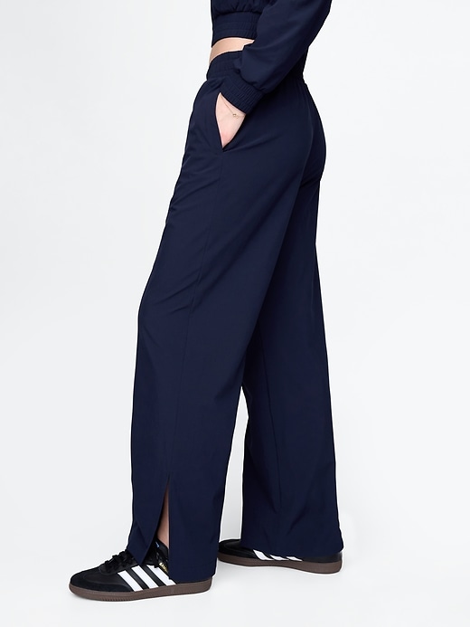 Image number 3 showing, GapFit Tech High Rise Split-Hem Pants